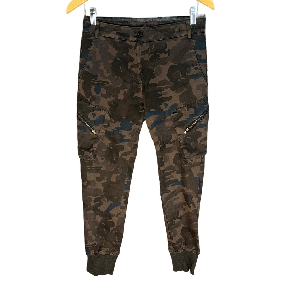 James Jeans Womens Boyfriend Cargo Camo Jeans Sz 27 EUC USA Made